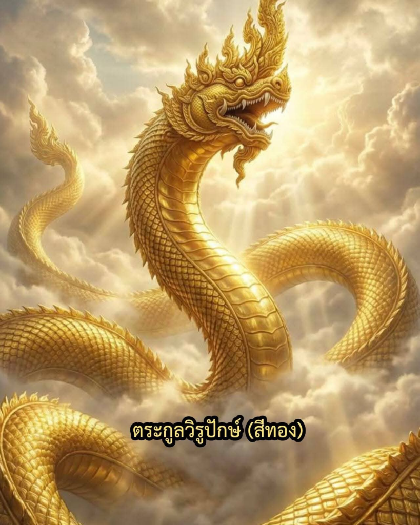 ตระกูลวิรูปักษ์ — นาคผิวทอง ชั้นสูงสุด