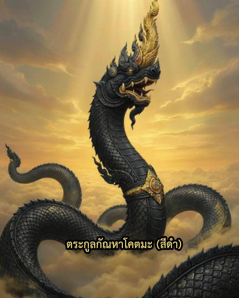 ตระกูลกัณหาโคตมะ — นาคผิวดำ ผู้เฝ้าสมบัติ