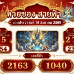 แนวทางหวยซองสายฟ้า 16 ส.ค. 69 ส่องเลขเด่น บน-ล่าง