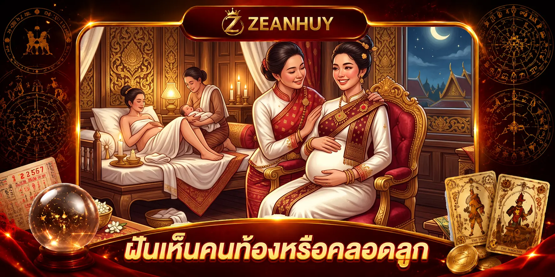ฝันเห็นคนท้องคลอดลูก