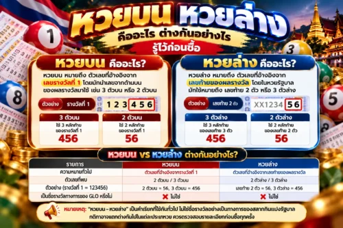 หวยบน หวยล่าง คืออะไร ต่างกันอย่างไร รู้ไว้ก่อนซื้อ