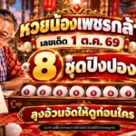 หวยน้องเพชรกล้า เลขเด็ด 1 ต.ค. 69 ปล่อย 8 ชุดปิงปอง ลุงอ้วนจัดให้ดูก่อนใคร