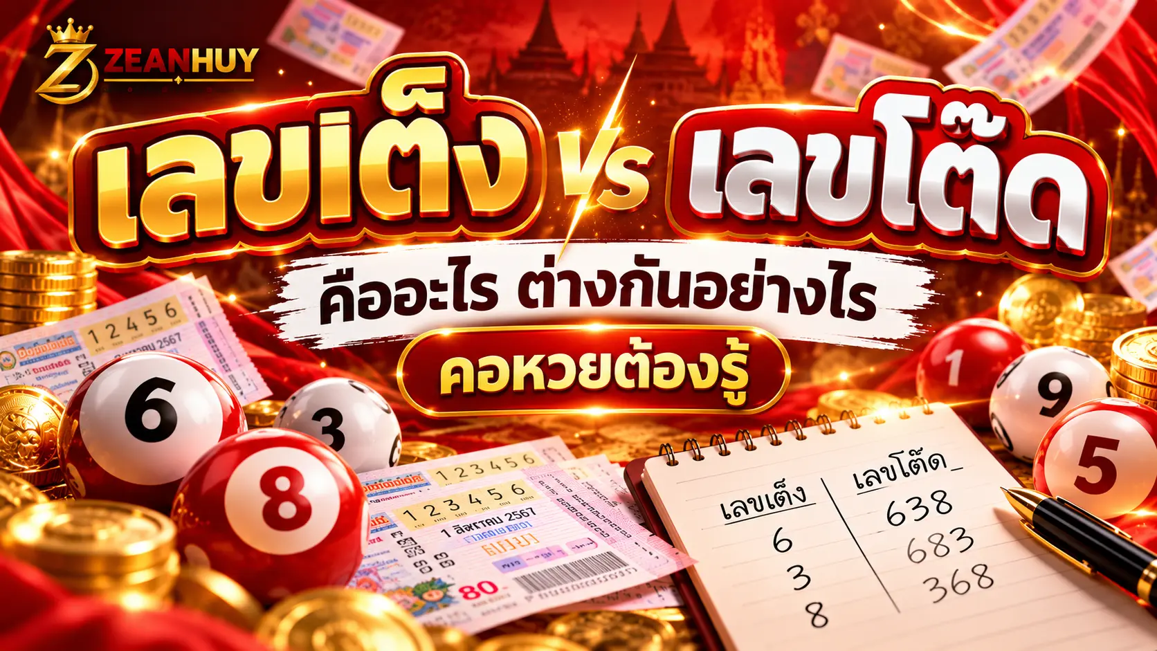 เลขเต็ง เลขโต๊ด คืออะไร ต่างกันอย่างไร คอหวยต้องรู้