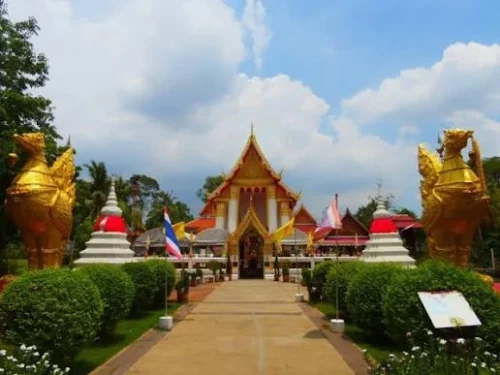 พิกัดขอหวย วัดเสาธงทอง นนทบุรี ข้อมูลการเดินทาง และวิธีขอหวย
