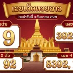 เลขเด็ด หวยลาว 3 ก.ย. 69 ส่องเลขเด่น