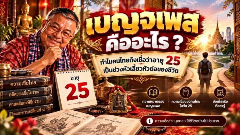 เบญจเพสคืออะไร ทำไมคนไทยถึงเชื่อว่าอายุ 25 เป็นช่วงหัวเลี้ยวหัวต่อของชีวิต